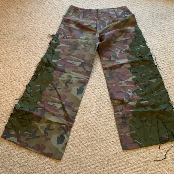 Illig raver camo pants 12 large extra large camouflage wide breakdancing medium - Picture 6 of 11